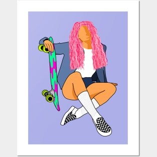 SK8 Girl Posters and Art